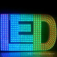 Alta calidad de letras luminosas expuestas LED